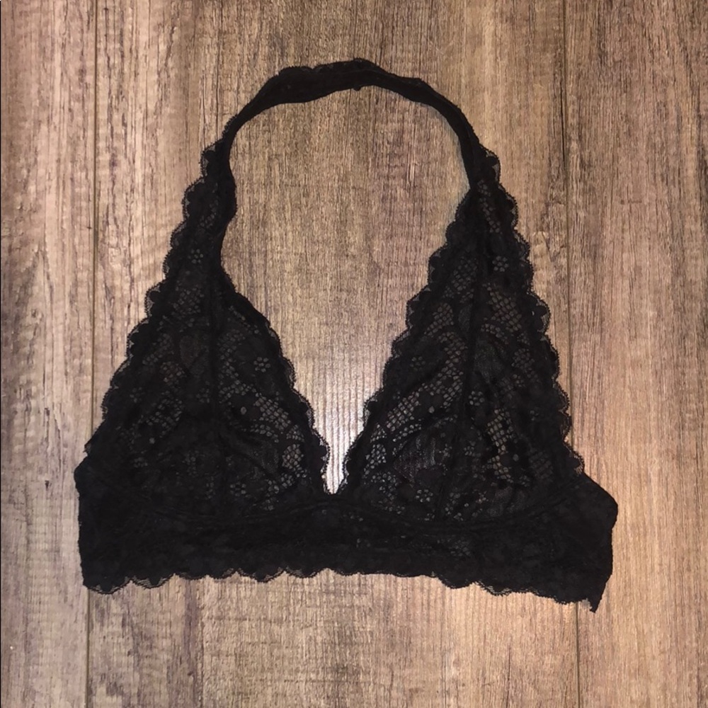 Free People Gallon Lace Halter Bra